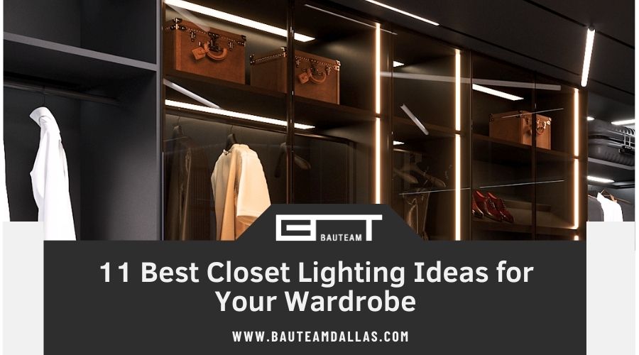 Closet lighting in Dallas TX